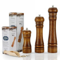 Pepper Mill Wood High Quality Coarseness Adjustable Manual Salt Spice Mill Ceramic Core Wood Pepper Mill